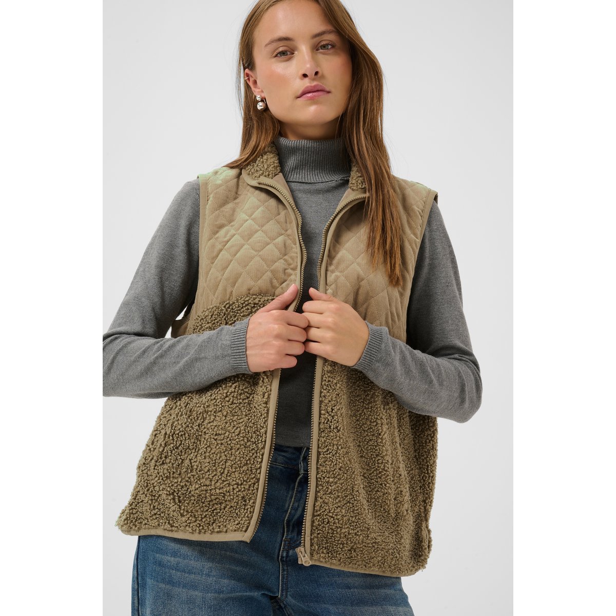Manteau beige timber wolf, CULTURE