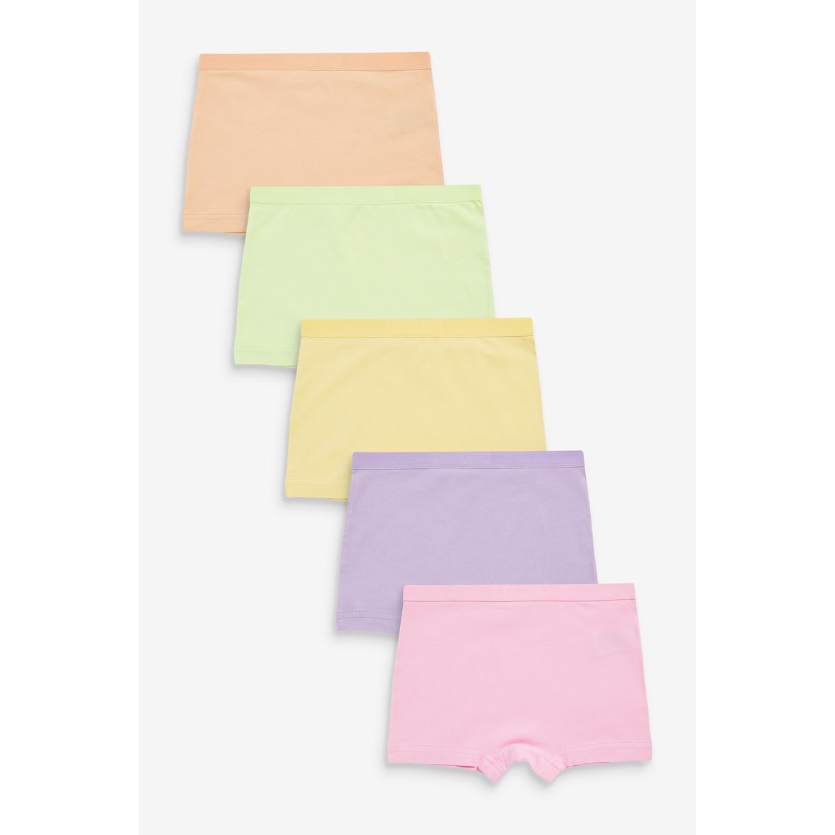 Shorts confortables, lot de 5 rose/jaune, NEXT