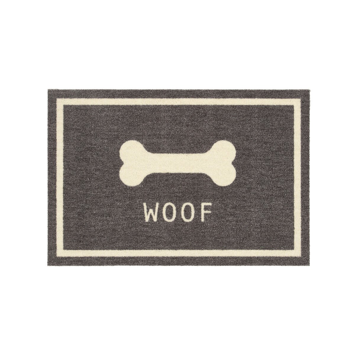 Woof Stain Resistant Pet Mat 50x75cm grey, HOWLER & SCRATCH