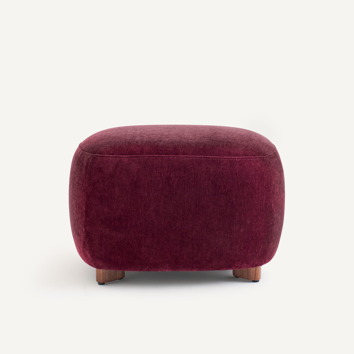 Pouf en velours, MODALIE rouge bordeaux, EMMANUEL GALLINA X AM.PM