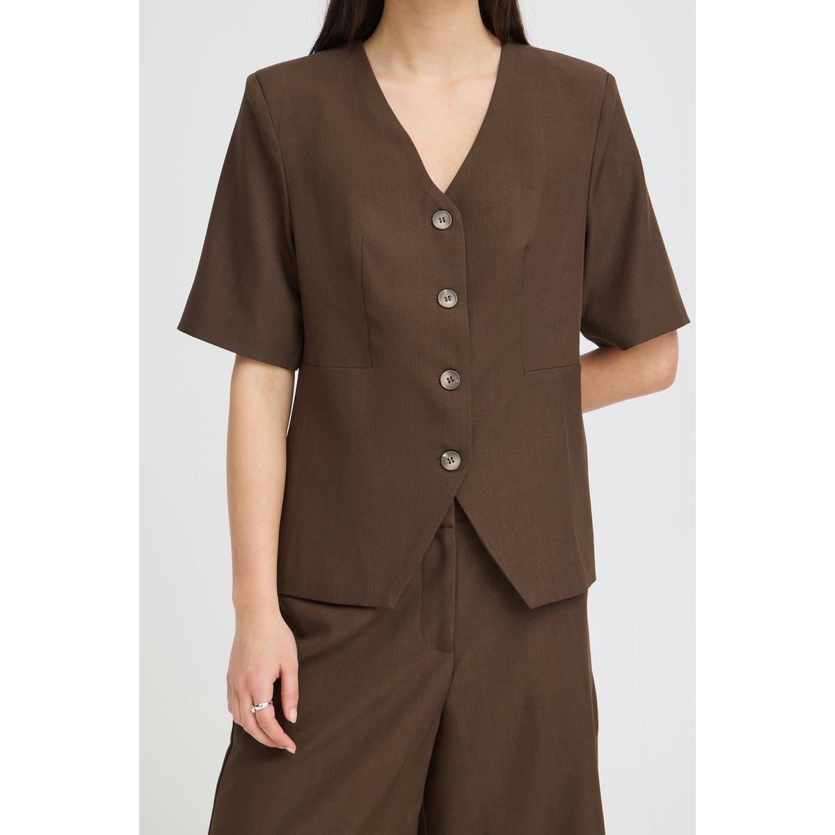 Blazer slate black melange, ICHI