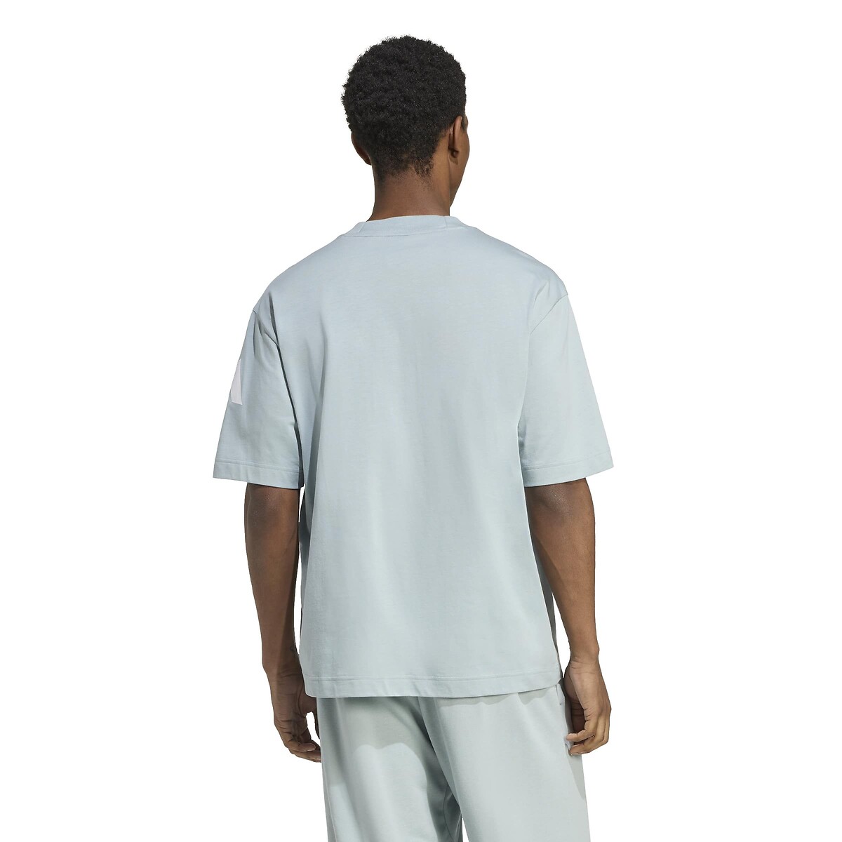 T-shirt met korte mouwen Essentiel Loose Fit salie, ADIDAS SPORTSWEAR