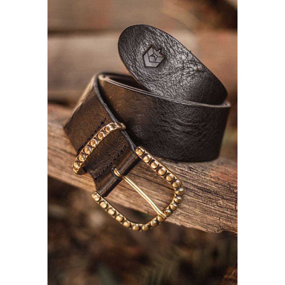 Ceinture cuir noir, FREEMAN T. PORTER