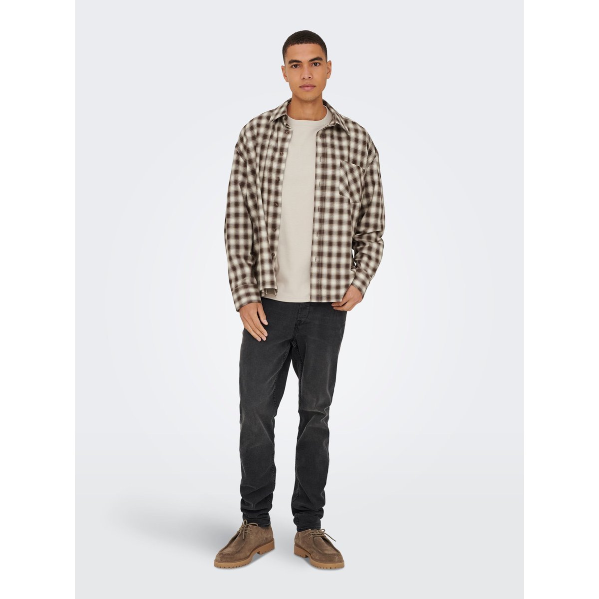 Chemise walnut, ONLY & SONS