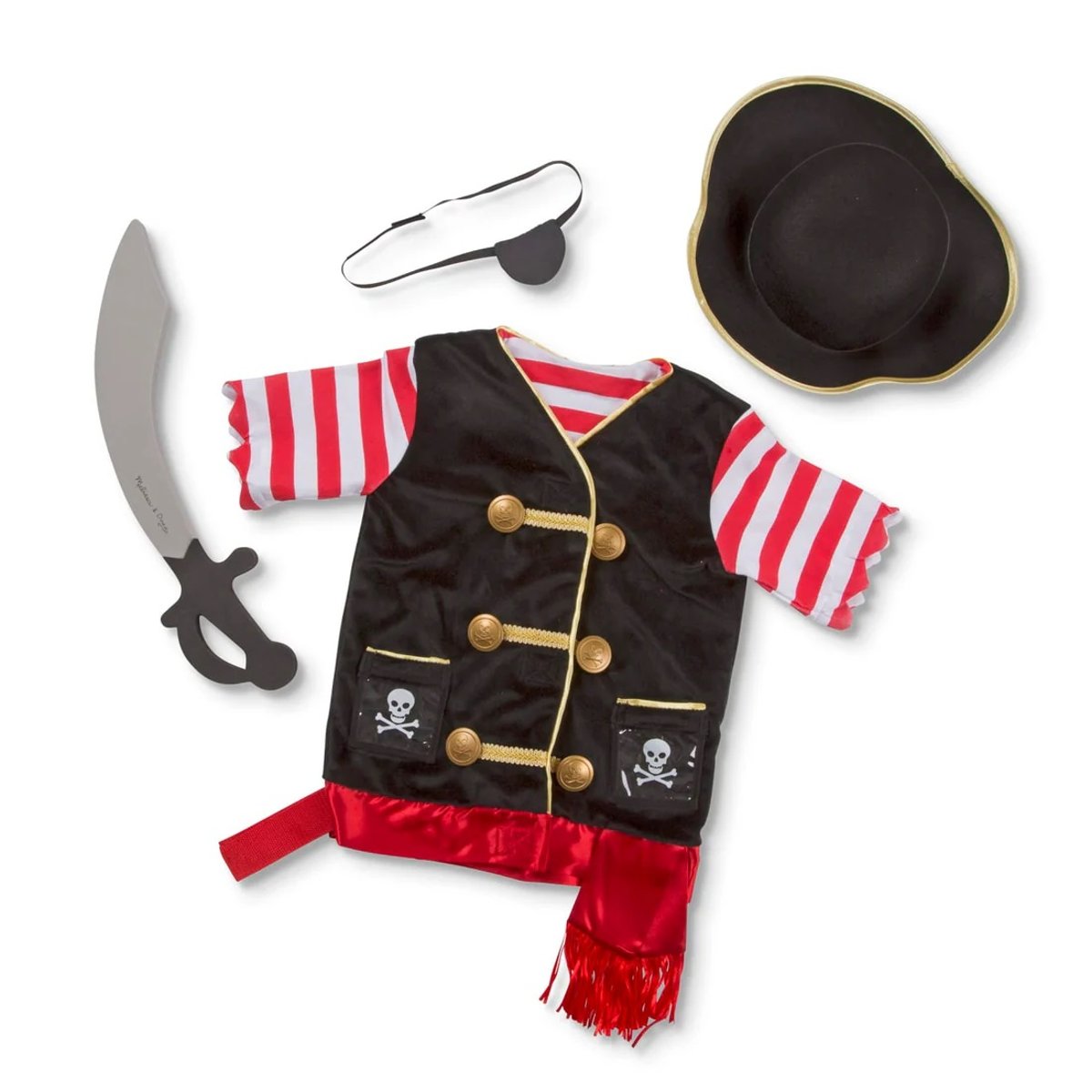 Déguisement de pirate noir, MELISSA & DOUG