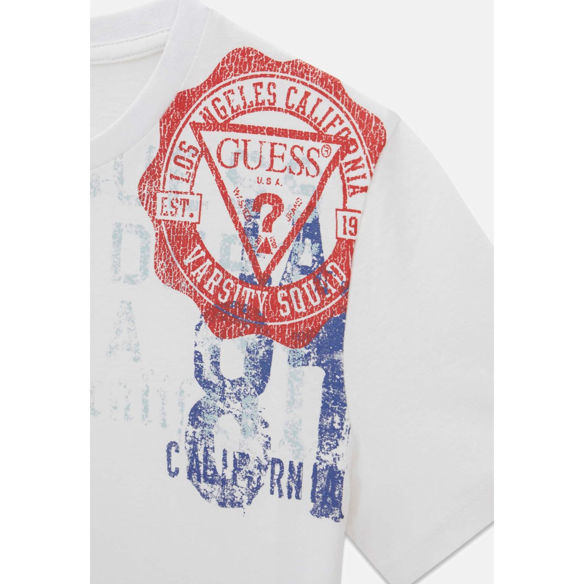 T-Shirt Avec Logo blanc, GUESS KIDS