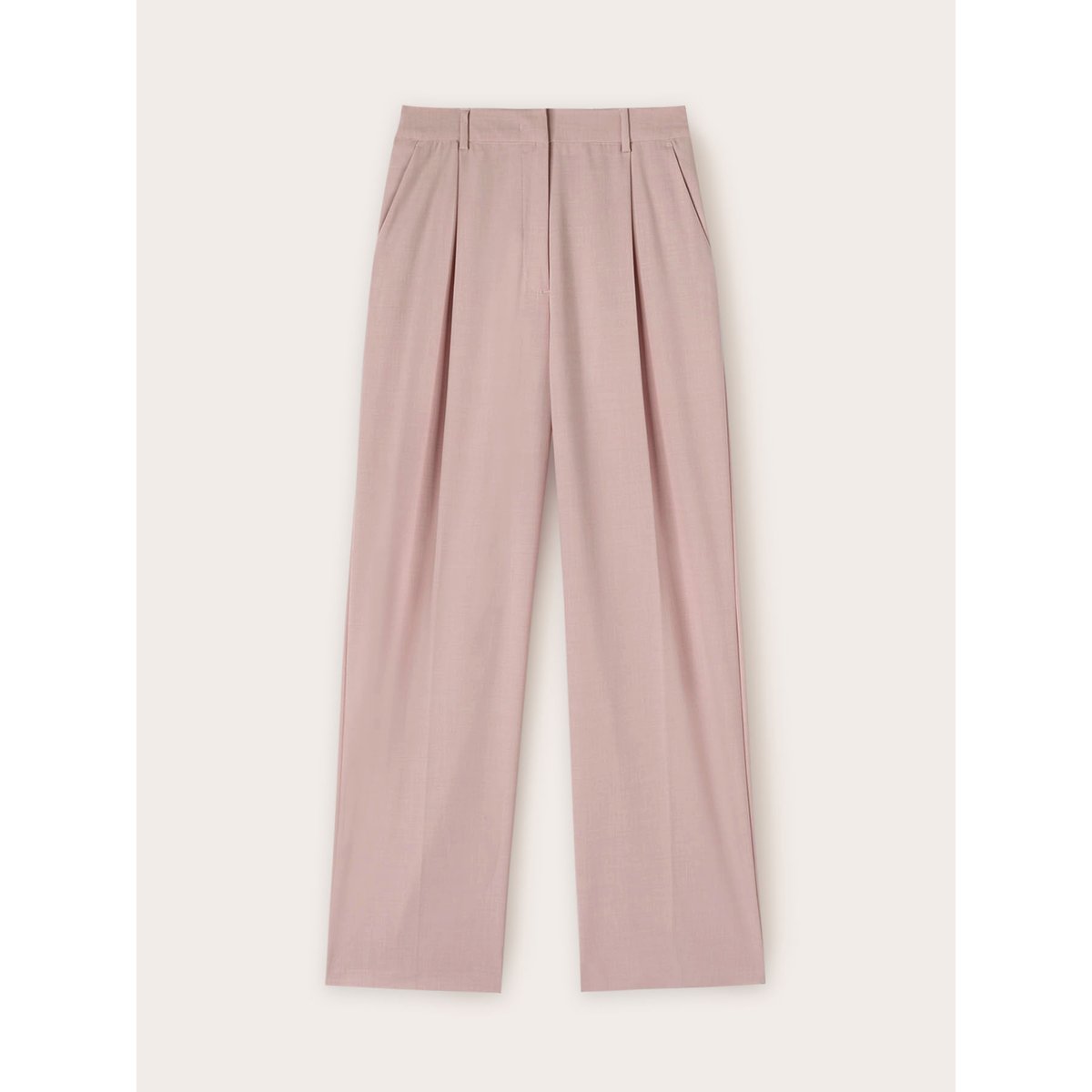 Pantalon palazzo à plis rose, MOTIVI