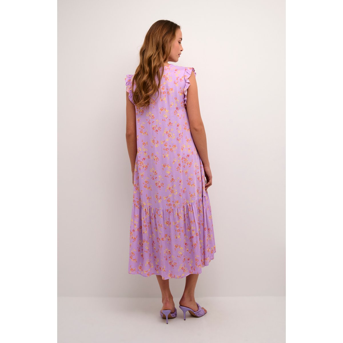 Dress violet floral lavender flower, CULTURE