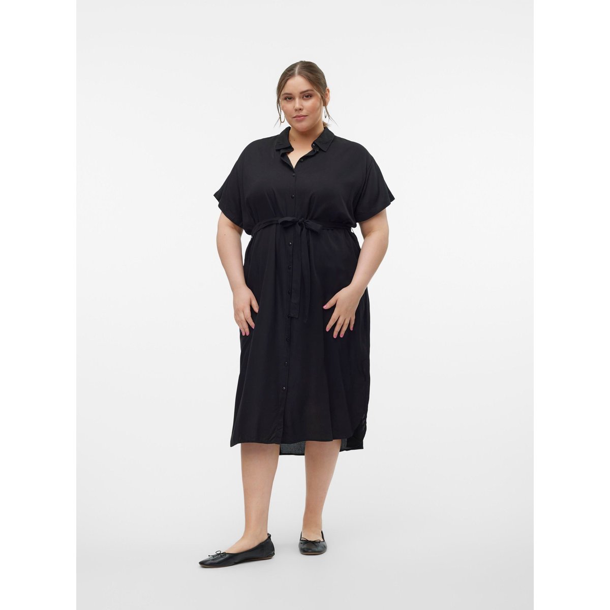 Robe Chemise noire - black, VERO MODA