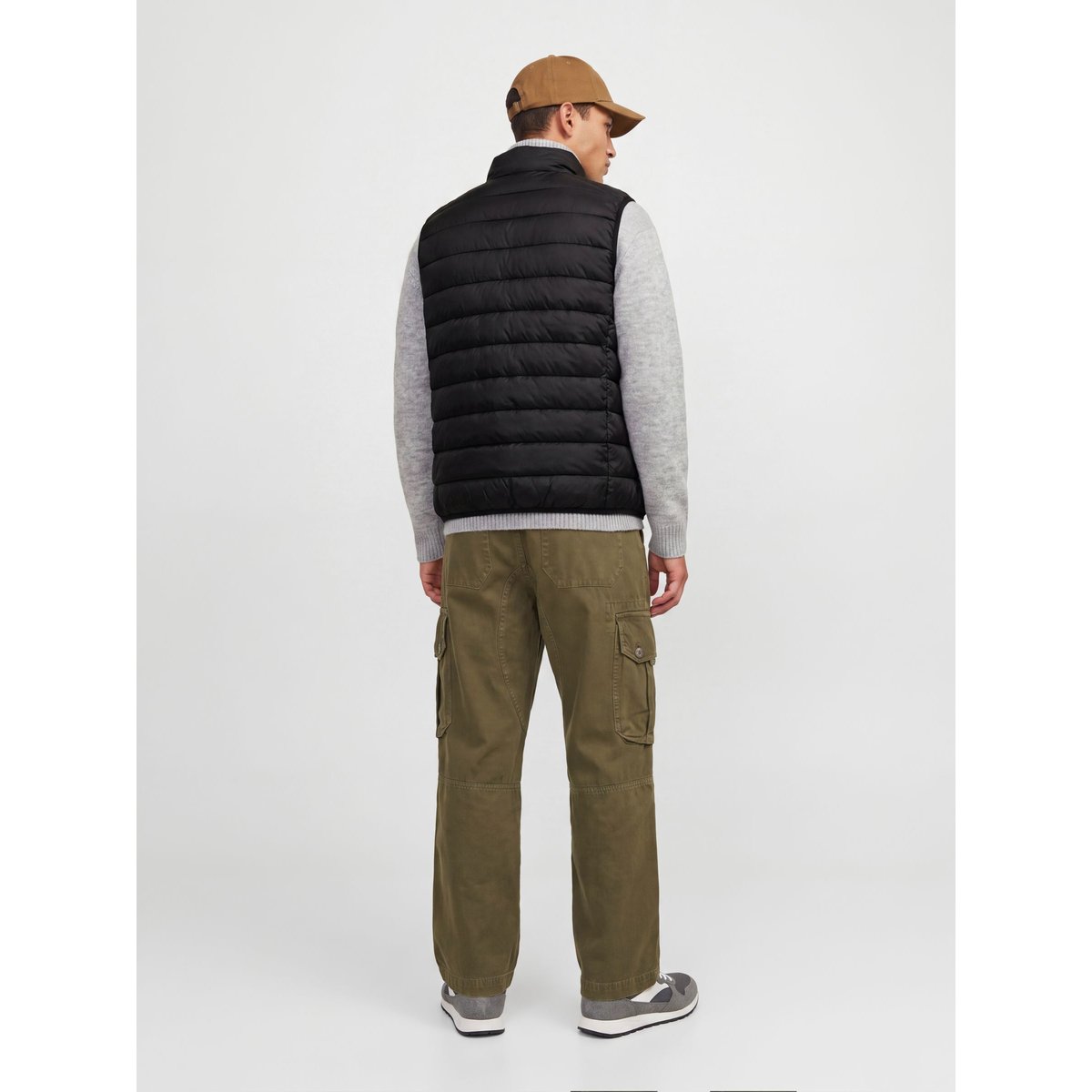 Gilet black 1, JACK & JONES
