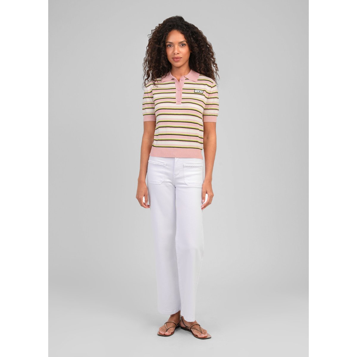 Pantalon PITRESS blanc, AN'GE
