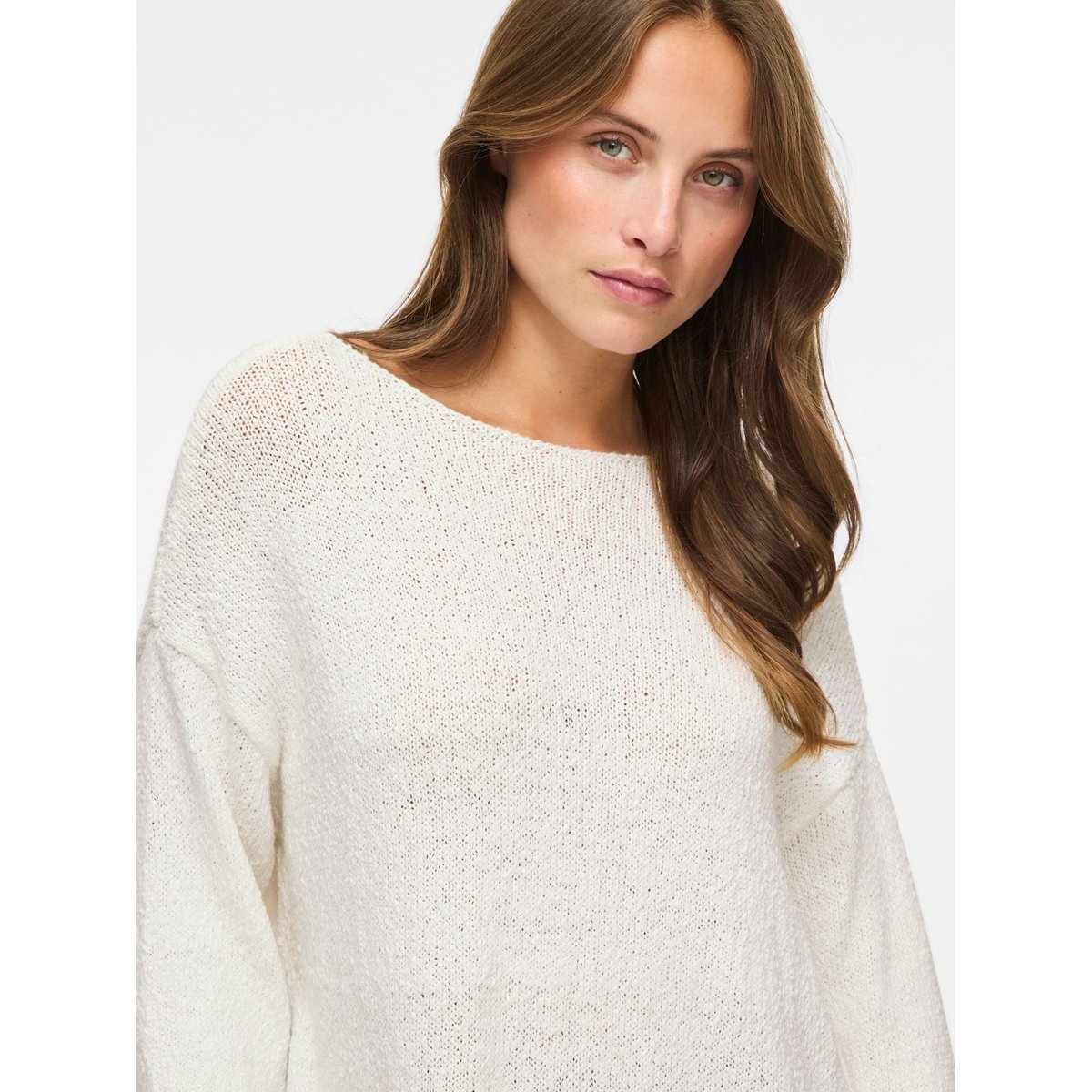 Pull En Maille cloud dancer, VILA