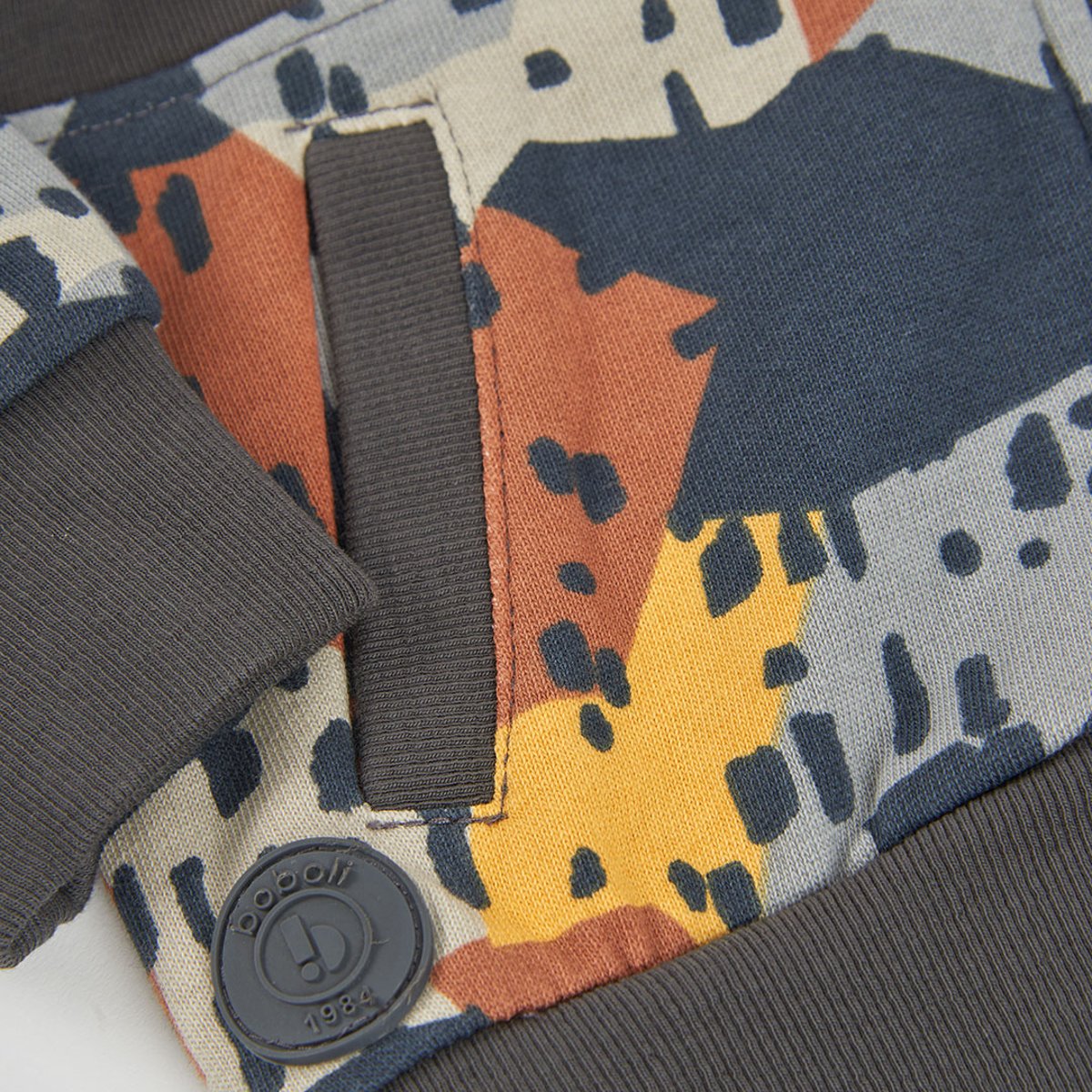 Veste garçon en molleton imprimé camouflage multicolore, BOBOLI