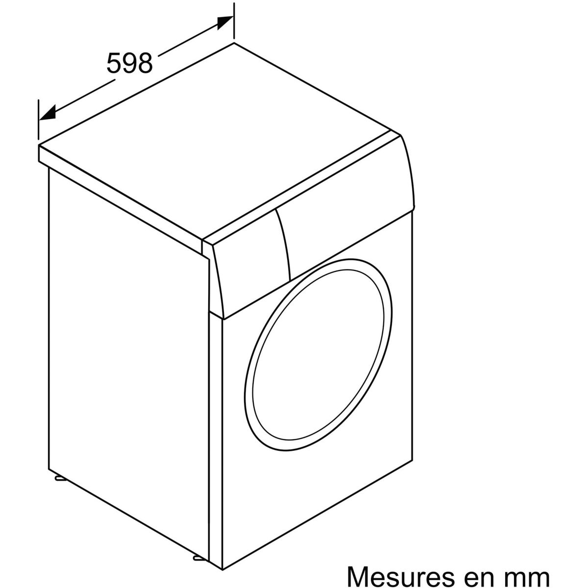Lave linge hublot WG44G2F1FR iQ500 couleur unique, SIEMENS