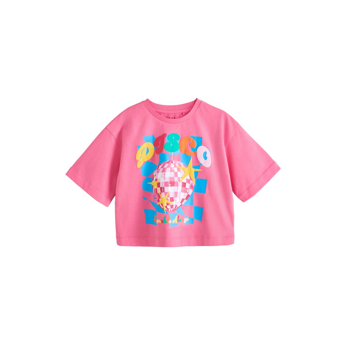 T-shirt orné de sequins pink disco, NEXT
