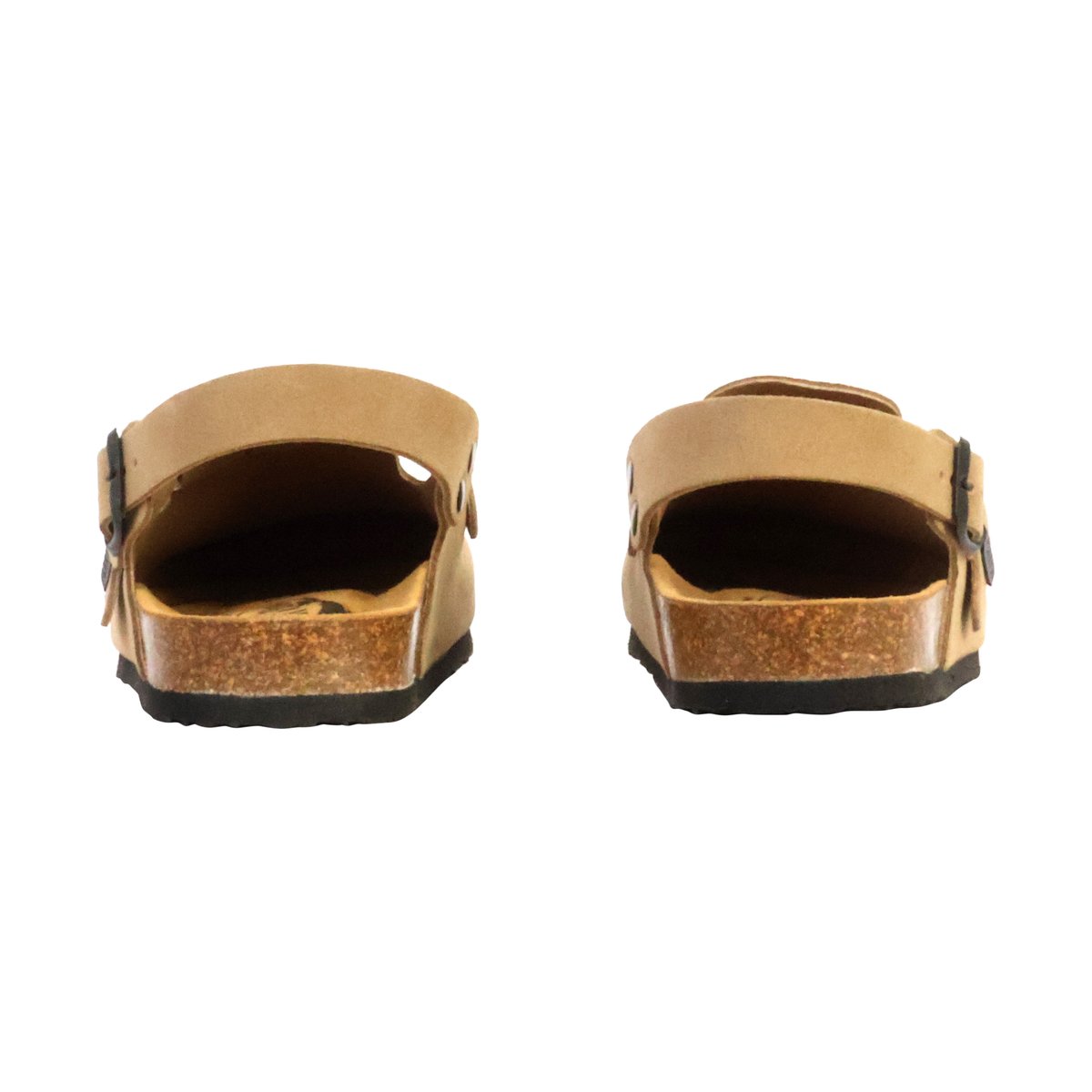 Mules Cuir Blogwork tan, PLAKTON