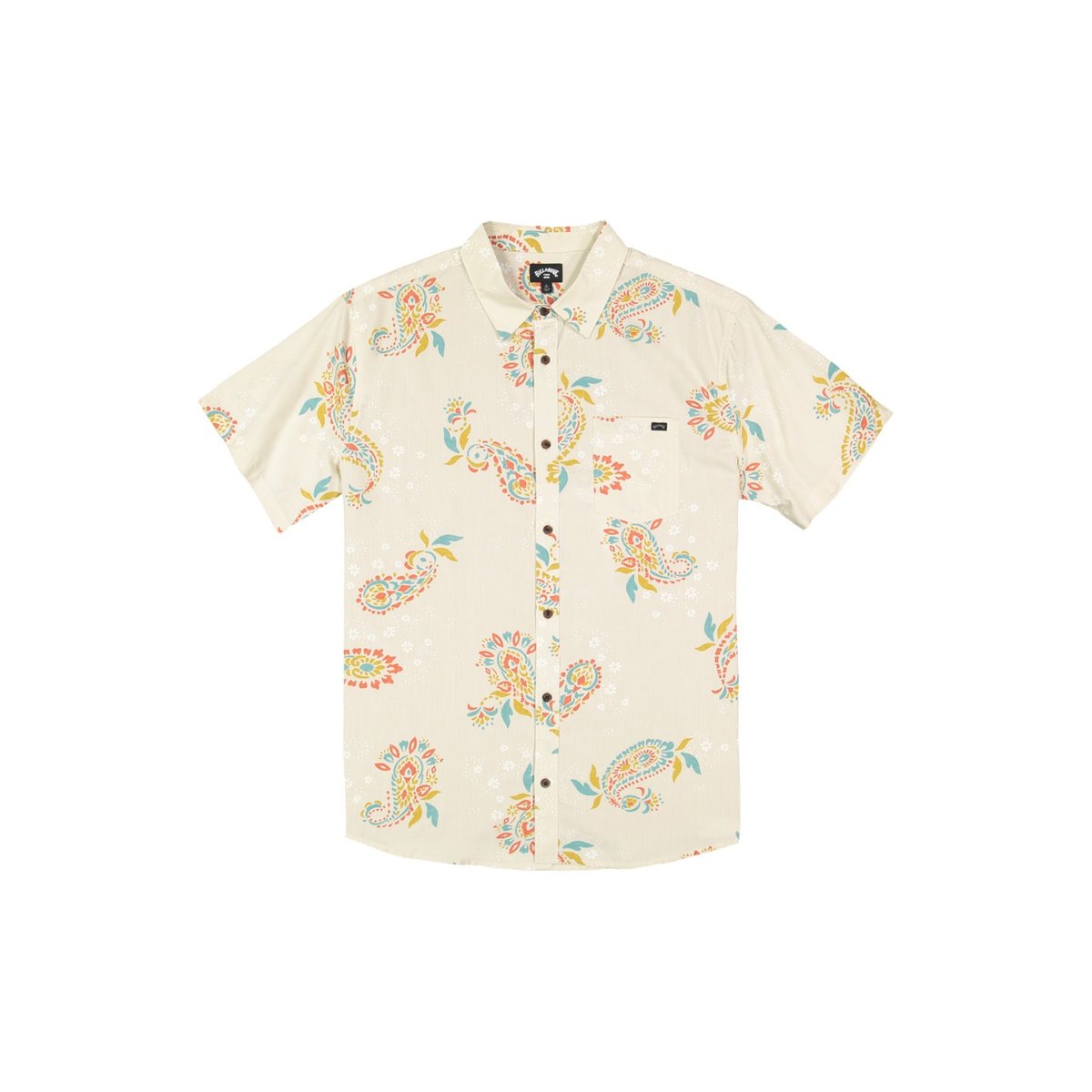 Chemise manches courtes SUNDAYS beige oatmeal, BILLABONG