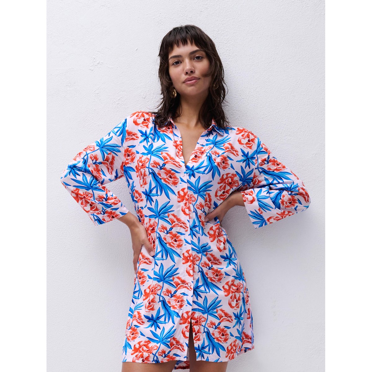 Chemise manches longues PASSIONATE fleur de laurier, CHANTELLE