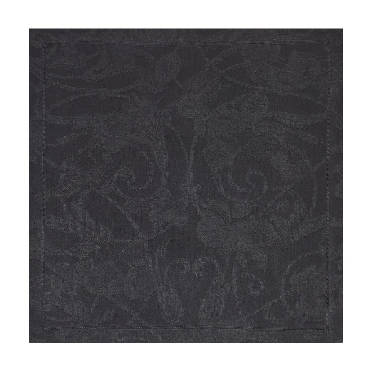 Serviette en Lin, TIVOLI onyx, LE JACQUARD FRANCAIS