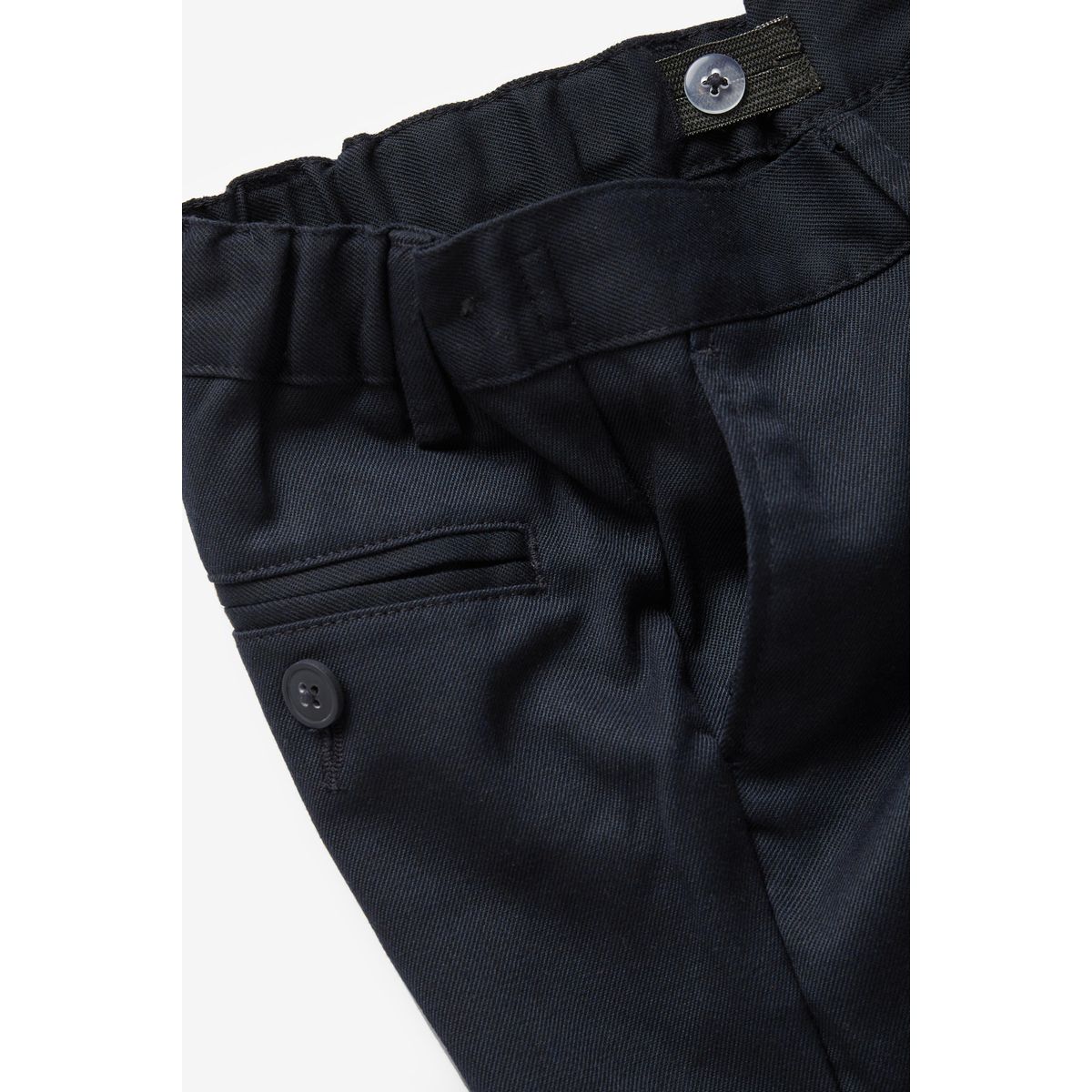 Pantalon d'école plissé sur le devant - grande bleu marine, NEXT