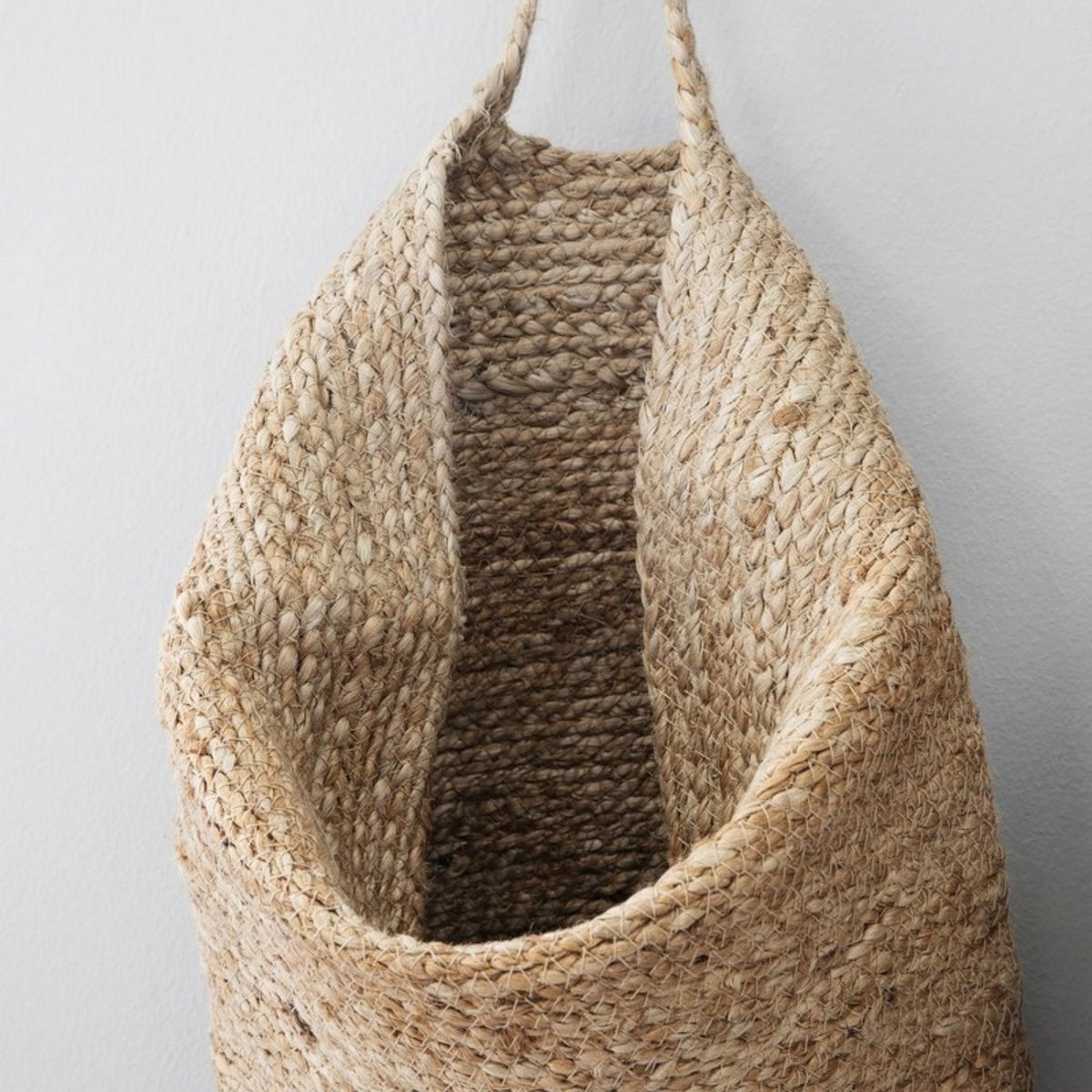 Panier rangement à suspendre chanvre Mira beige, HOUSE DOCTOR