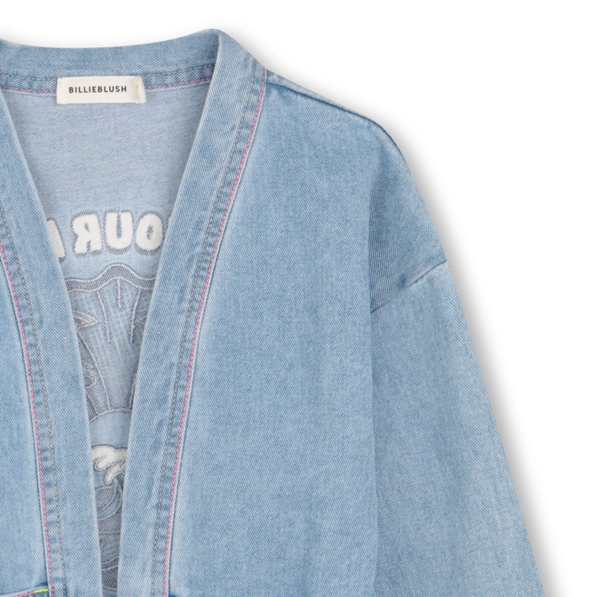 Veste en jean double stone+bleach, BILLIEBLUSH