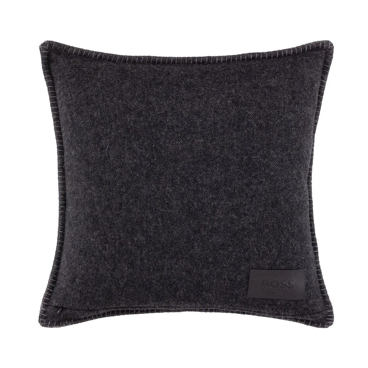 Housse de coussin en laine gris, SIGNATURE graphit, BOSS HOME