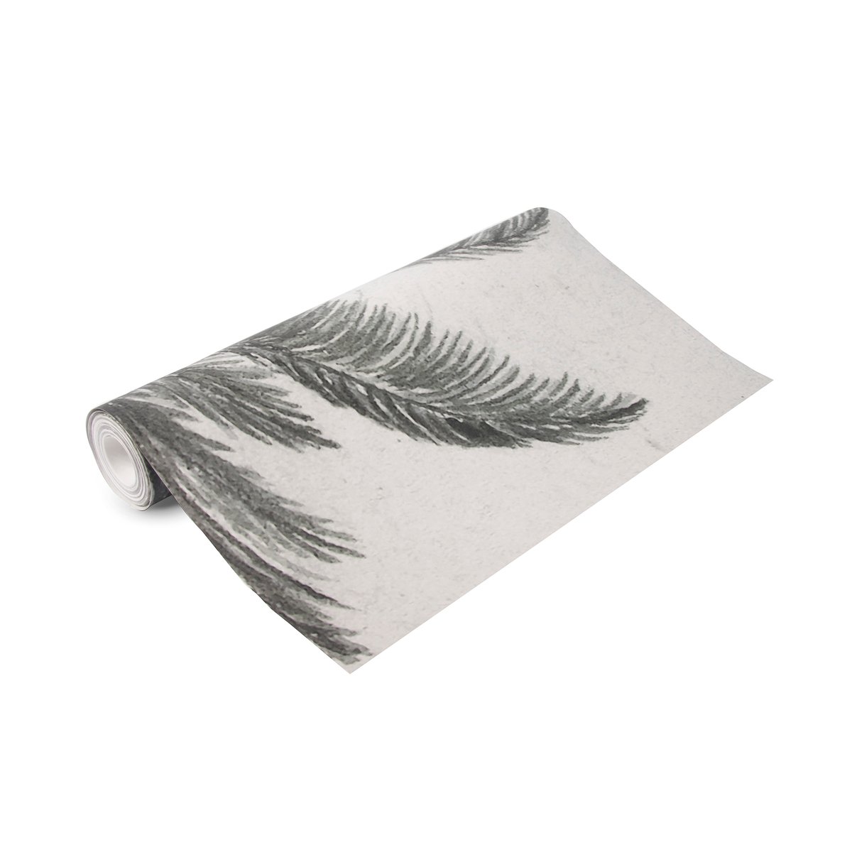 Papier peint panoramique Palmiers gris noir, ART FOR THE HOME