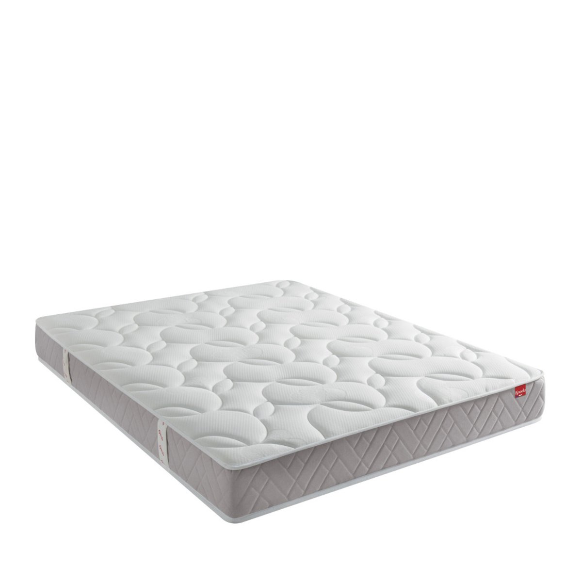 Matelas à ressorts, accueil équilibré- MUSE 3 blanc, EPEDA