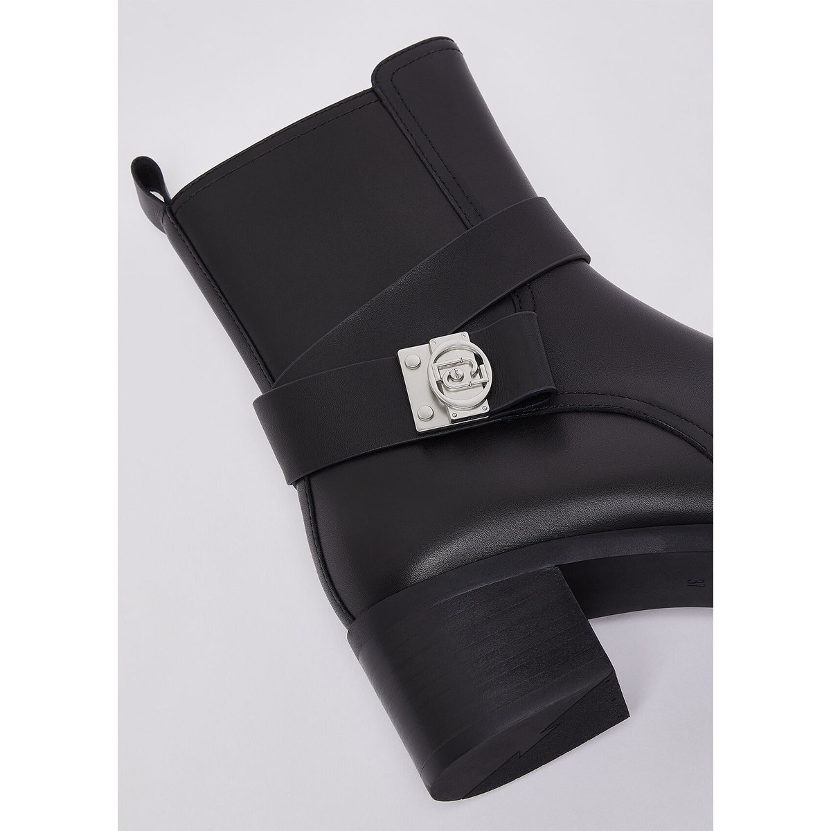 Bottines en cuir noir, LIU JO
