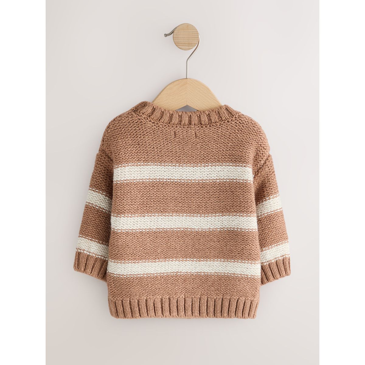 Pull ras du cou en maille halloween citrouille neutre, NEXT