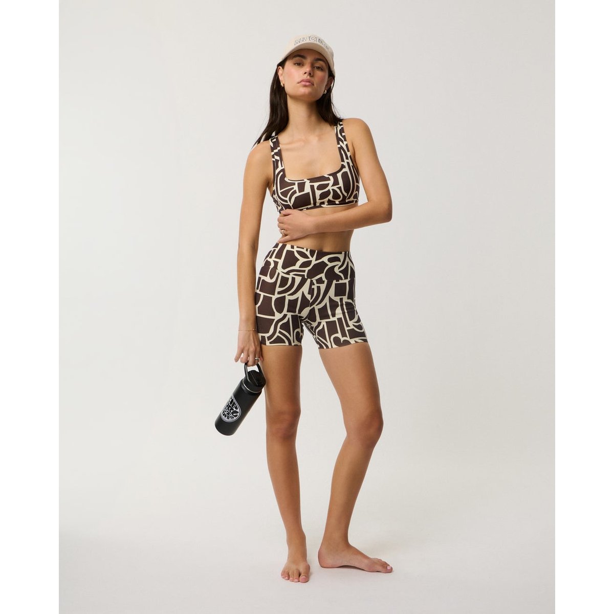 Haut de maillot de bain brassière SEARCH Series brown, RIP CURL
