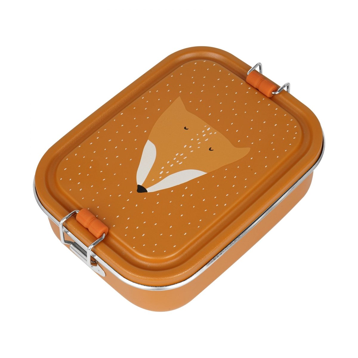 Petite lunch box orange, blanc, noir, TRIXIE
