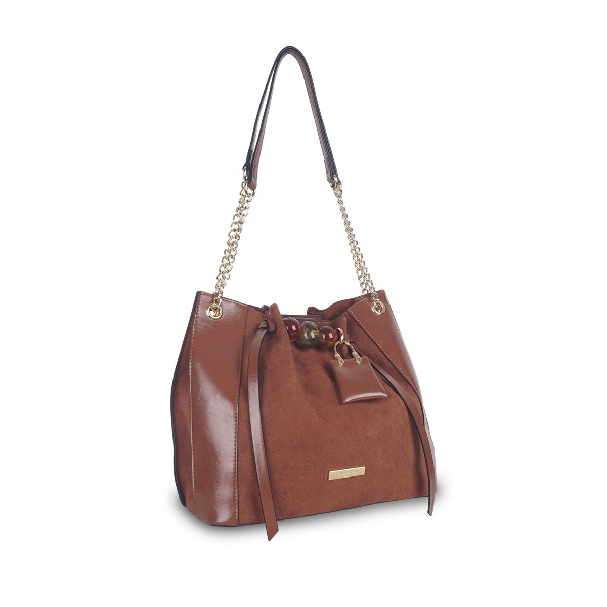 Sac shopper M Tarick camel,doré, LOLLIPOPS