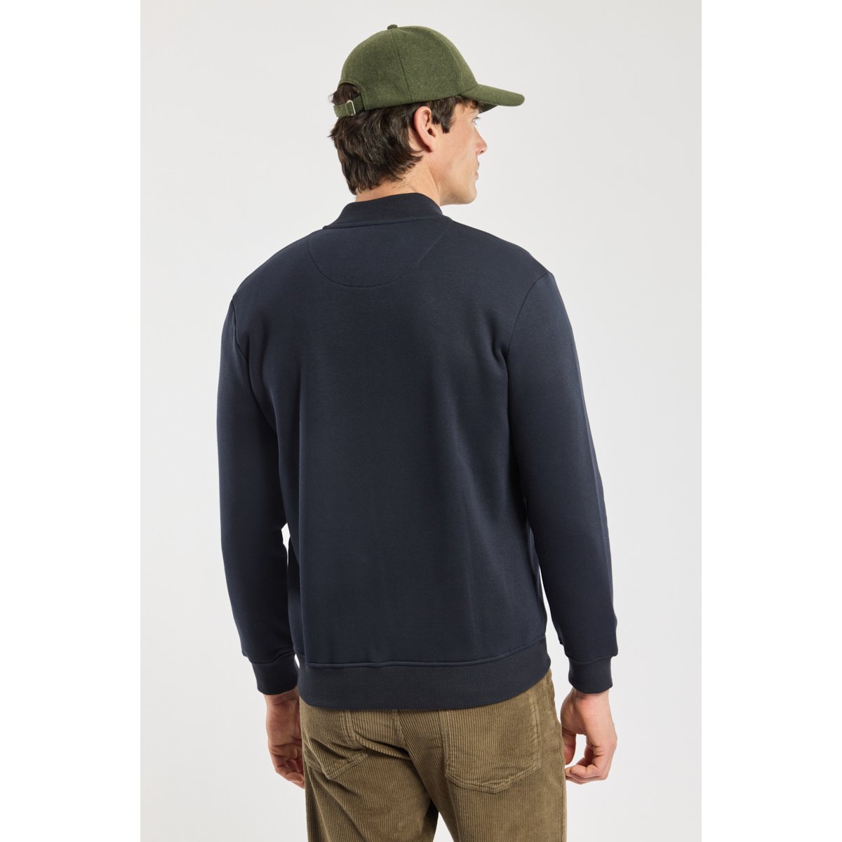Gilet zippé col teddy amiral, GUY DE BERAC