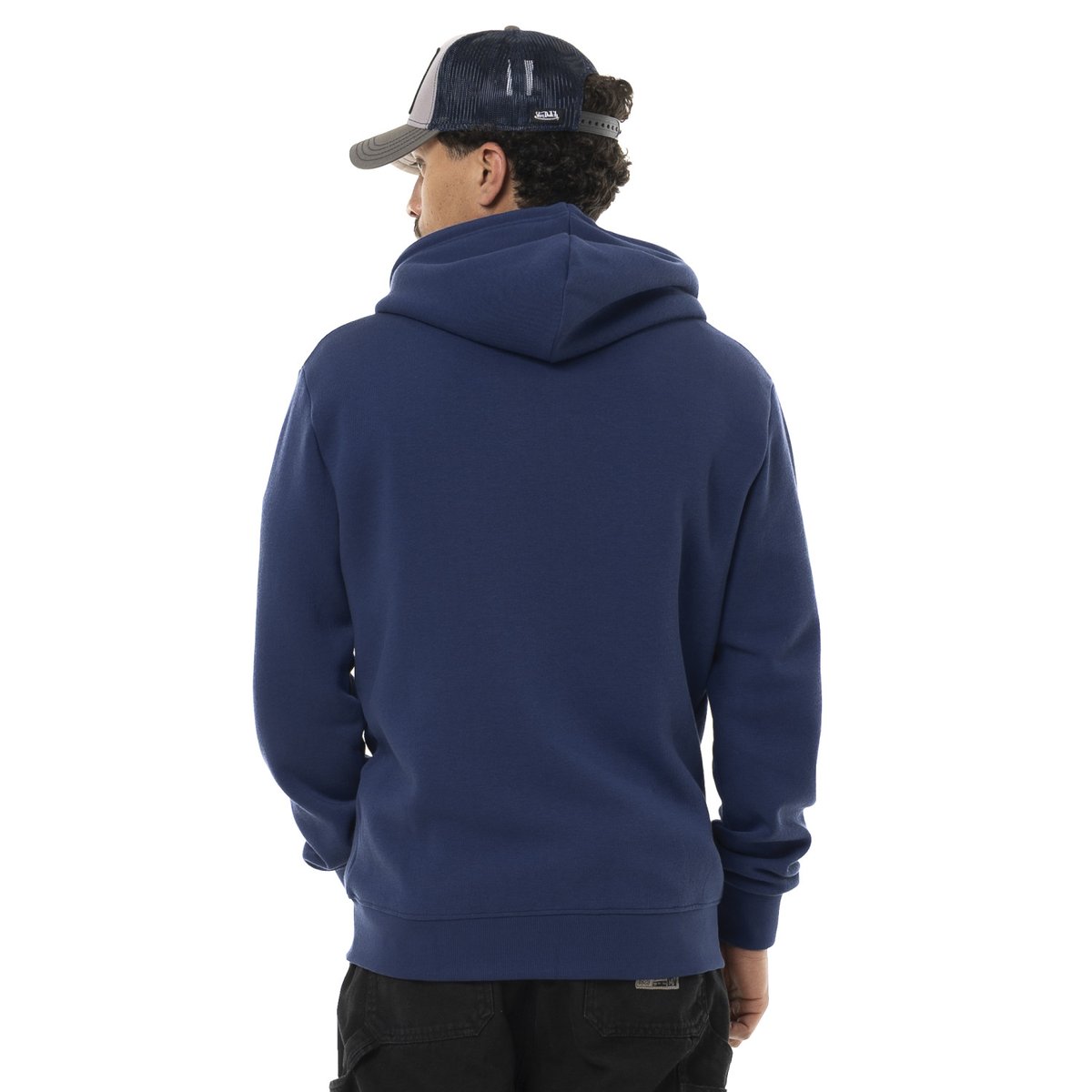 Sweat À capuche Zippé Free bleu roi/noir, VON DUTCH