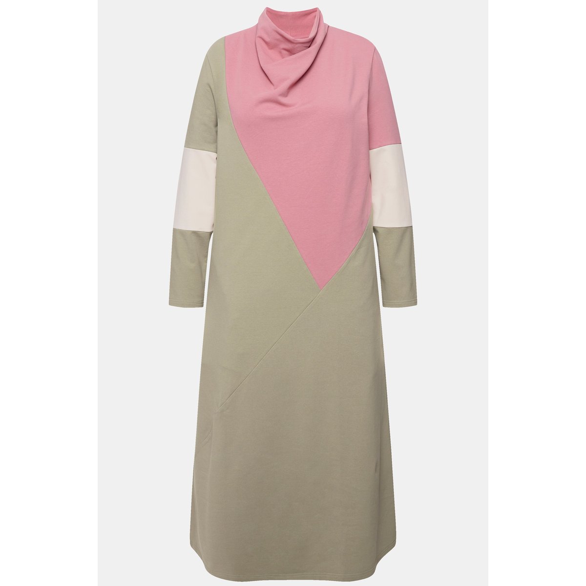 Robe en molleton de coton bio gris pierre, ULLA POPKEN