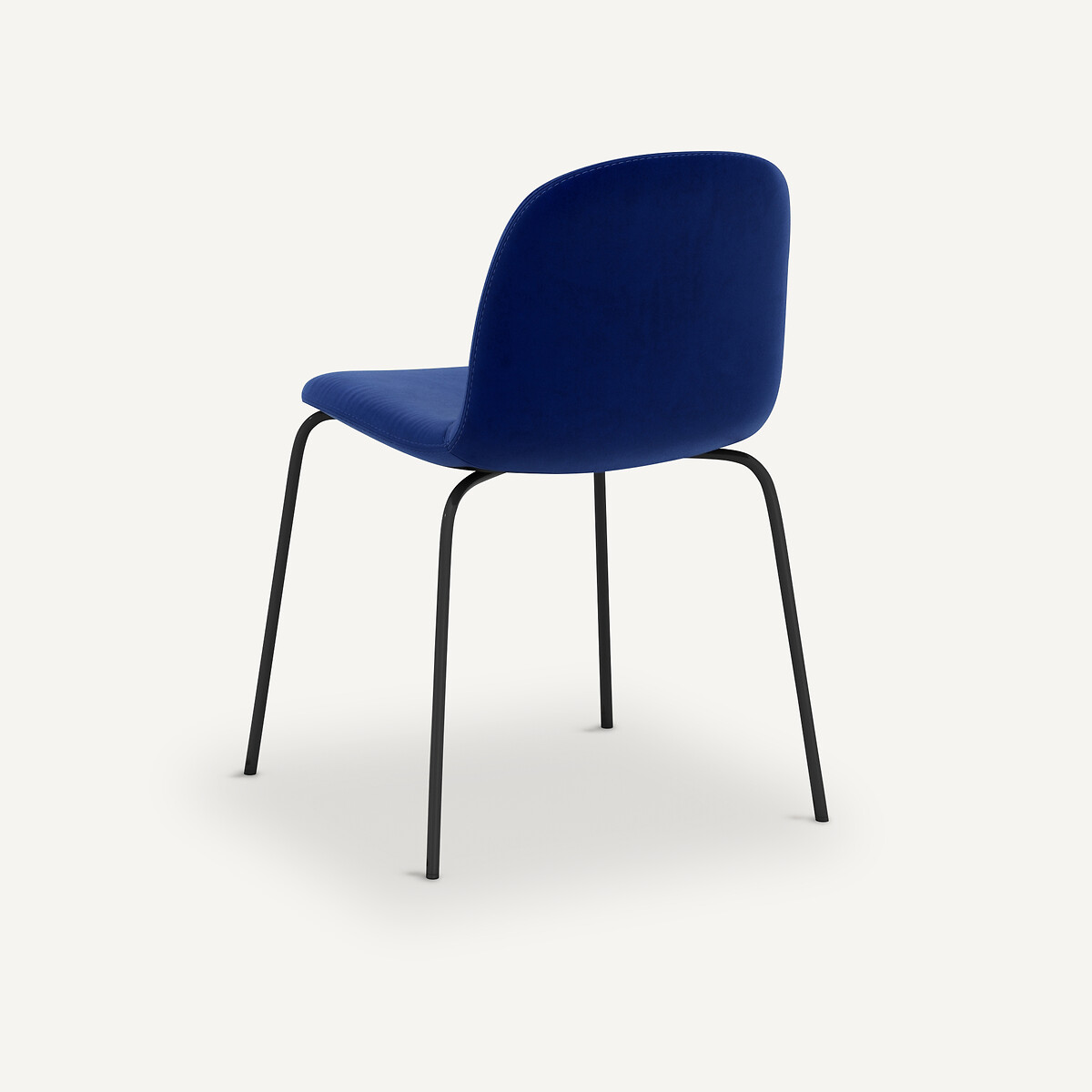 Chaise velours Tibby bleu cobalt, AM.PM