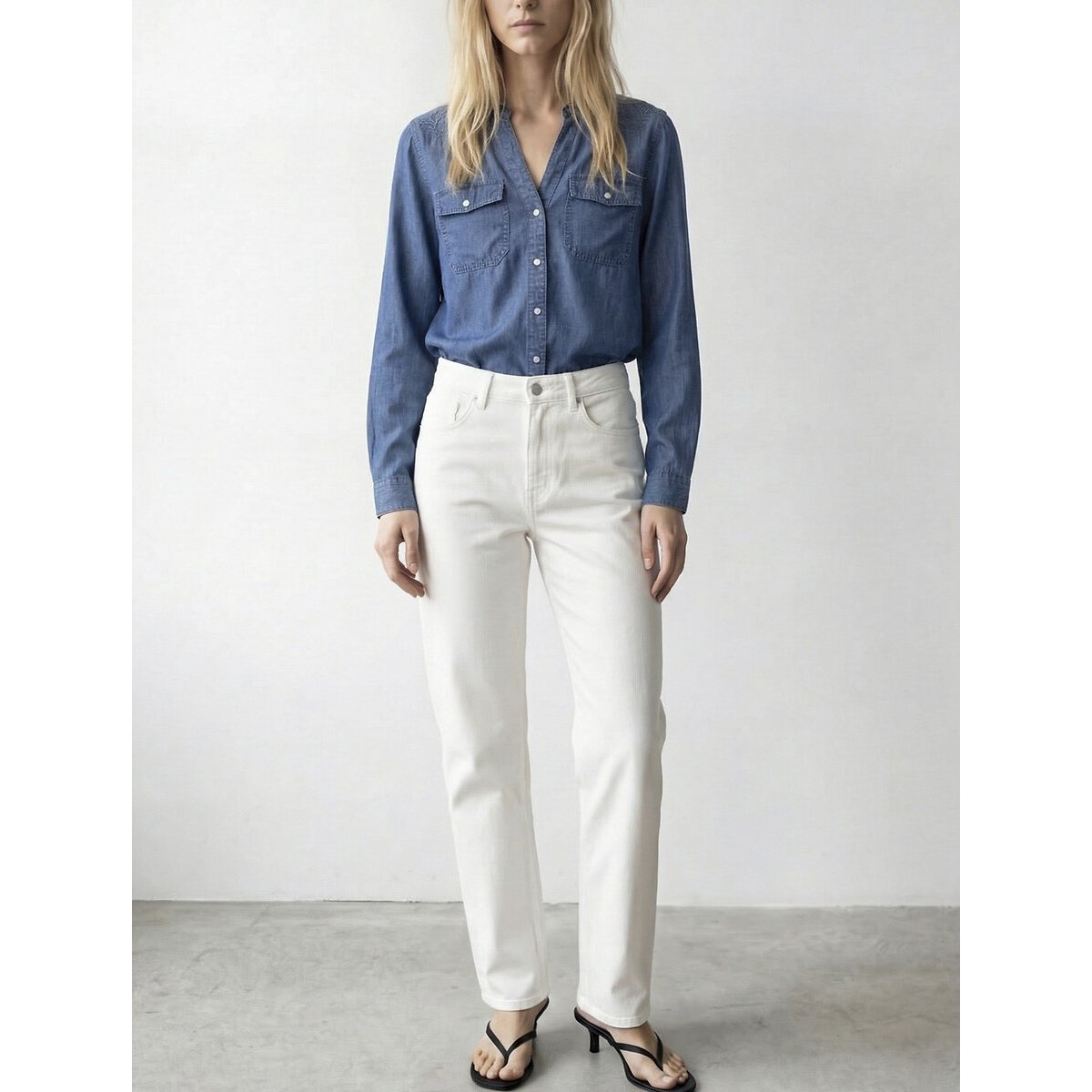 Chemise en jean light blue, VILA
