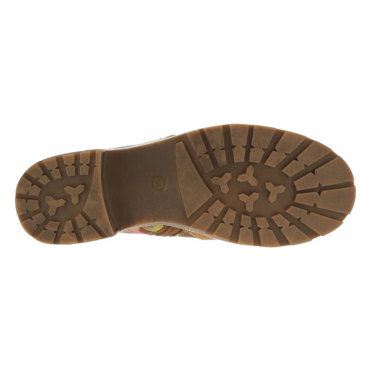 Boots en cuir camel à talon décroché bas avec des fermetures zippées camel, LAURA VITA