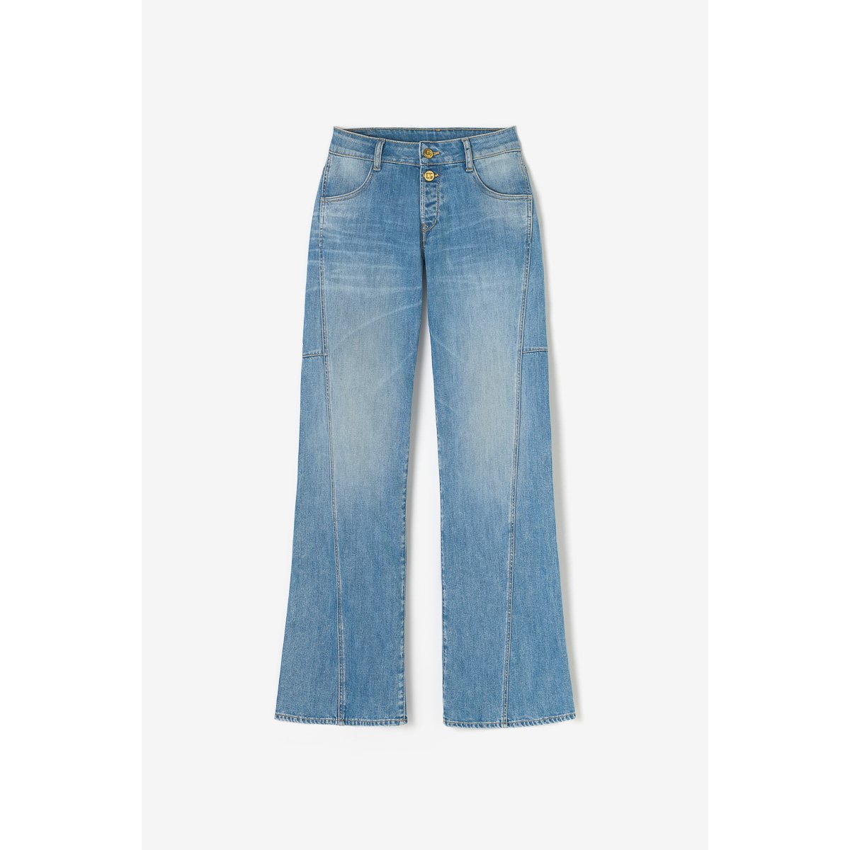 Jeans loose, large , longueur 34 blue, LE TEMPS DES CERISES