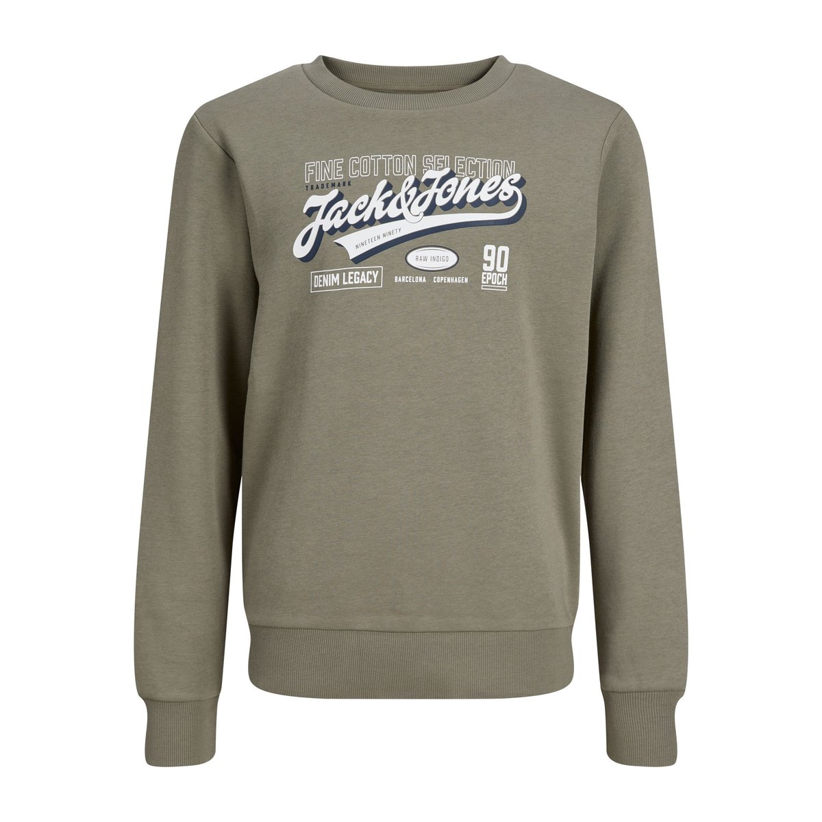 Sweat-Shirt vetiver, JACK & JONES JUNIOR