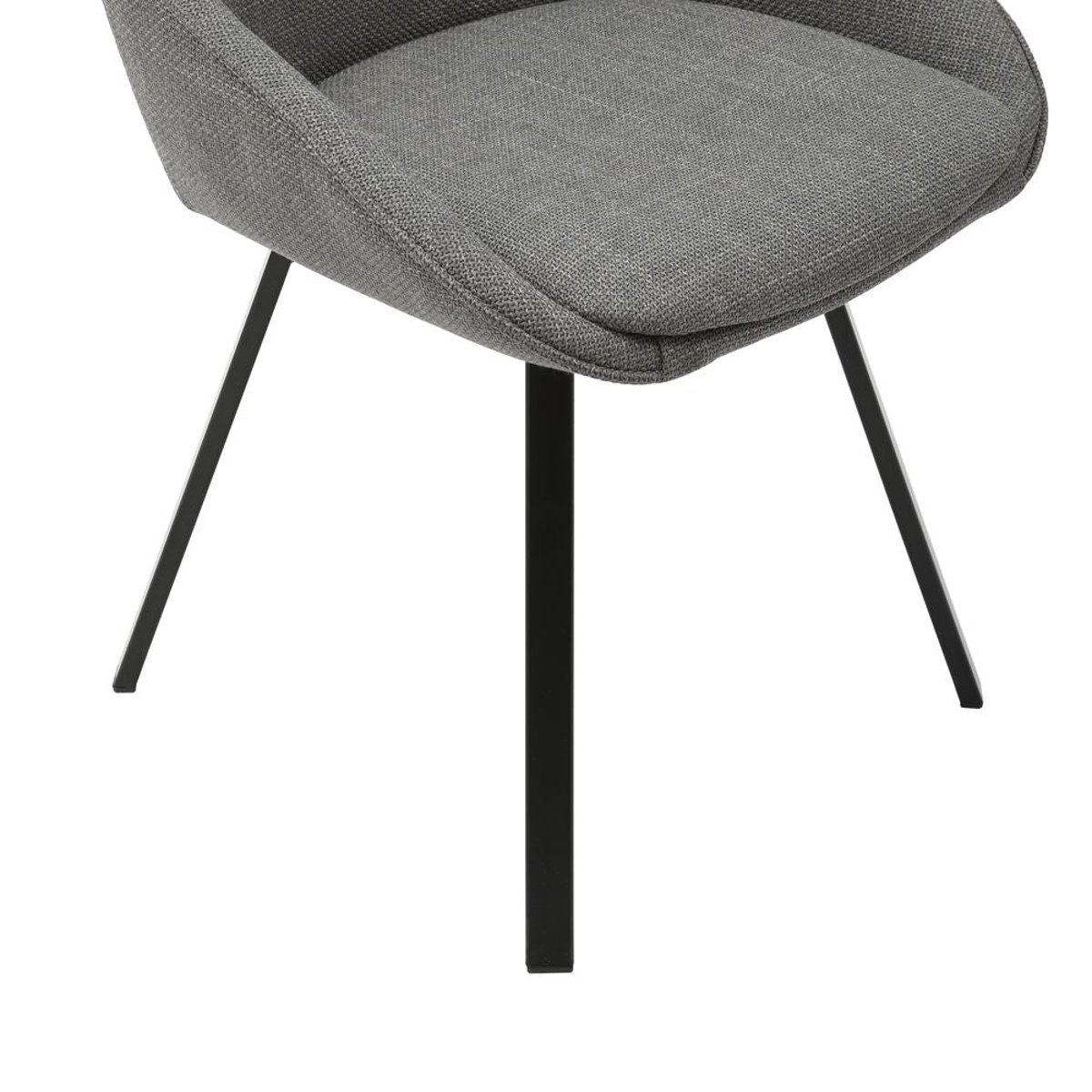 Chaise repas pivotante gris gris clair, ZAGO
