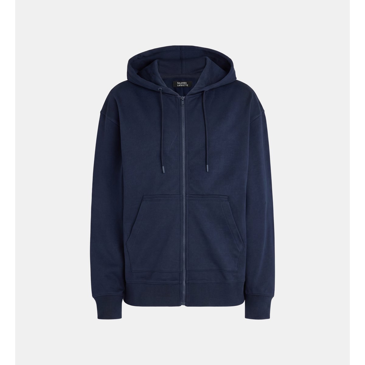 Sweat à capuche roodiz en coton bio bleu marine, GALERIES LAFAYETTE