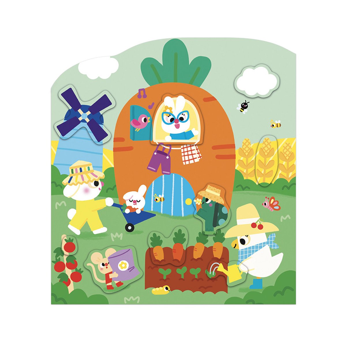 Cahier De Stickers Le Ferme Dès 18 Mois couleur unique, JANOD