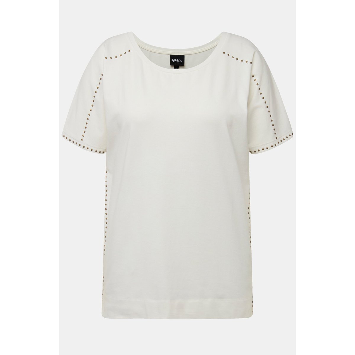 T-shirt oversized à col rond et blanc cassé, ULLA POPKEN