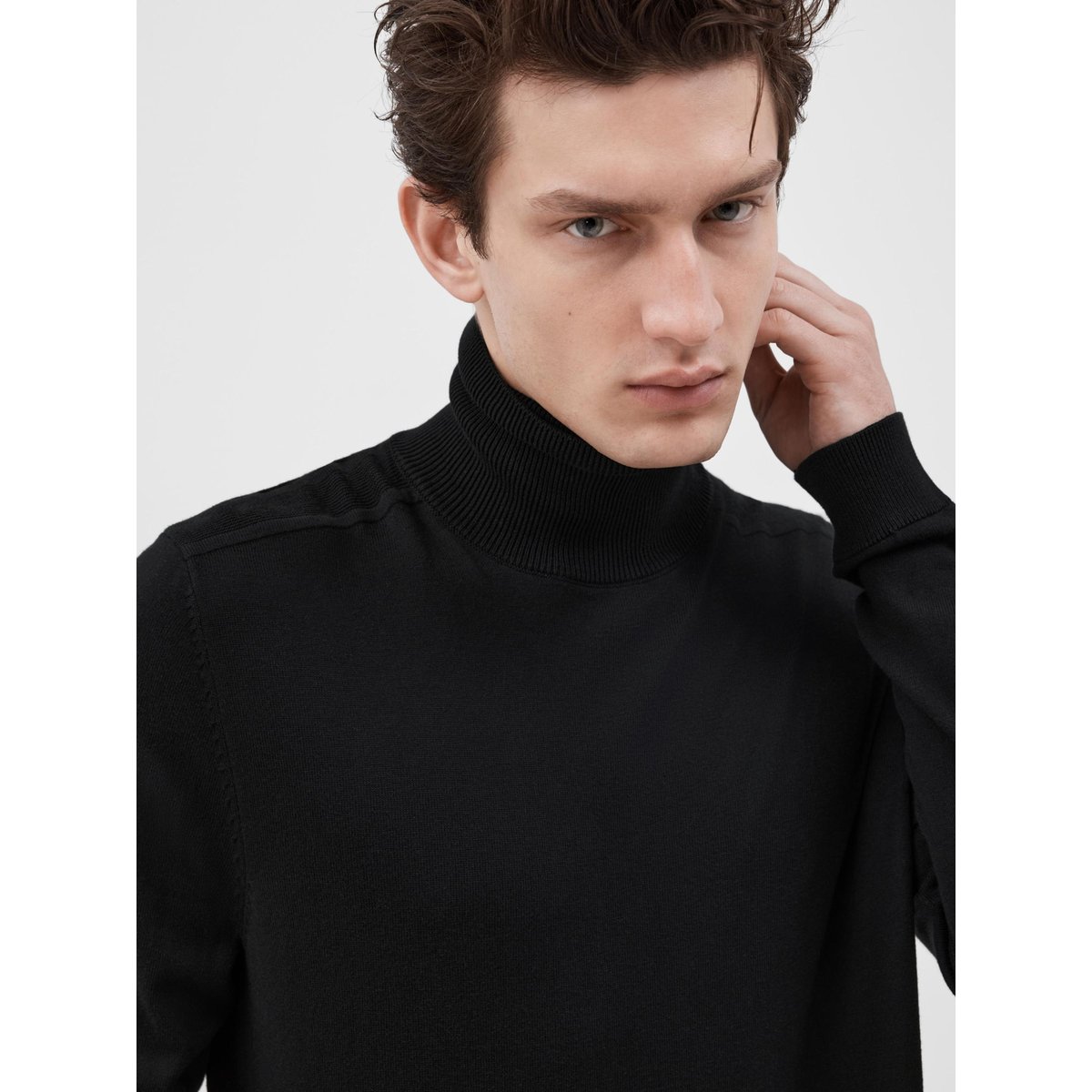 Pullover noir - black, SELECTED