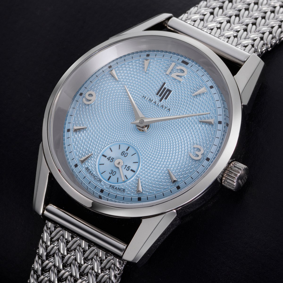 Montre Analogique HIMALAYA argenté bleu clair argenté, LIP