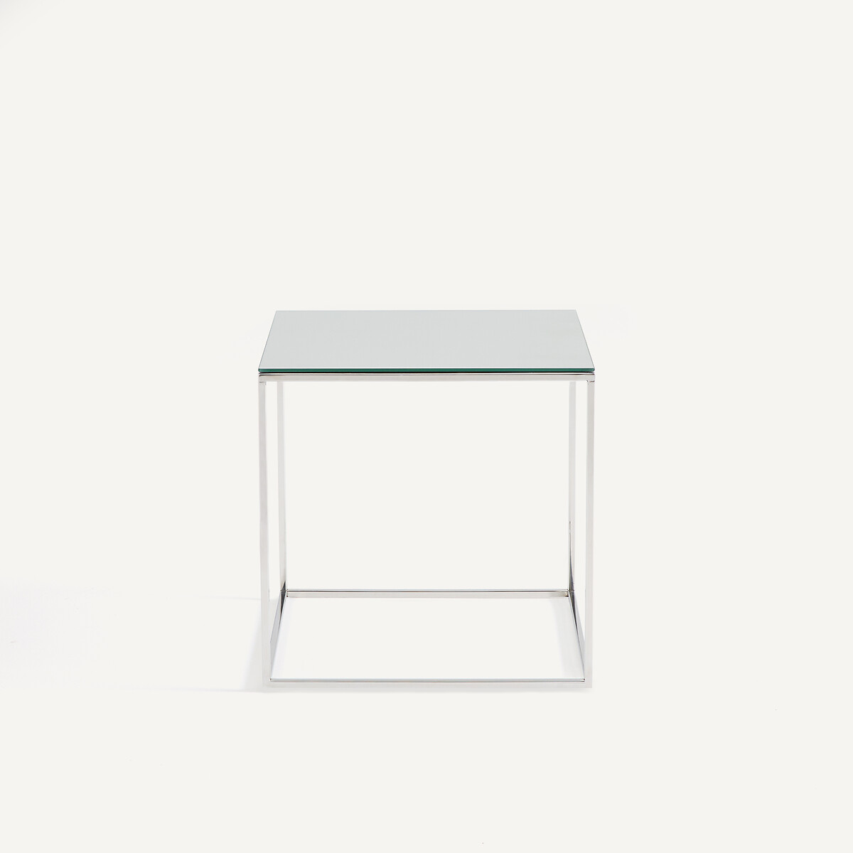 Bout de canapé miroir en métal chromé, MAHAUT miroir, AM.PM