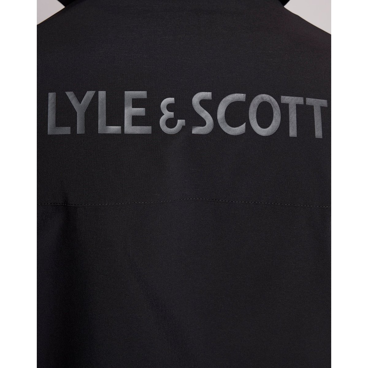 Veste Sports à rayures de survêtement noir jais, LYLE & SCOTT